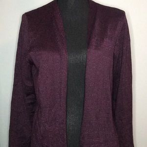 Maurices plum cardigan